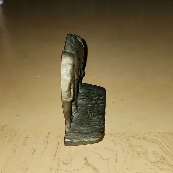 Vintage Cast Iron Elephant Bookend - Picture 4 of 4